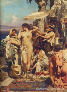 Friné en la Poseidonia de Eleusis (detalle) Friné en la Poseidonia de Eleusis (detalle)