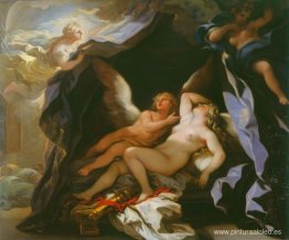 Cupido visitando la psique durmiente Cupido visitando la psique durmiente