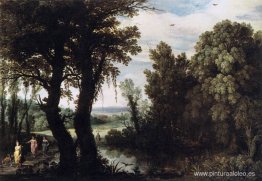 Diana y sus ninfas en la caza Diana y sus ninfas en la caza