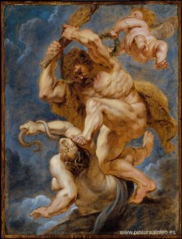 Hércules como virtud heroica superando la discordia Hércules como virtud heroica superando la discordia