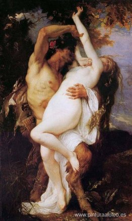Ninfa y sátiro Ninfa y sátiro