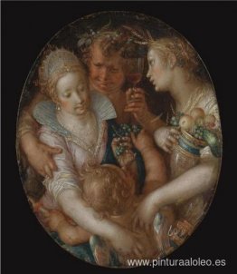 Baco entre Ceres y Venus Baco entre Ceres y Venus