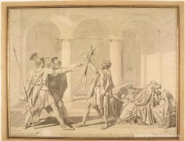 El juramento de los Horacios, según David El juramento de los Horacios, según David
