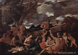 Andrians o La Gran Bacanal con Mujer Tocando un Laúd Andrians o La Gran Bacanal con Mujer Tocando un Laúd