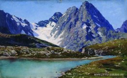 Lago Teberdinsky, Cáucaso Lago Teberdinsky, Cáucaso