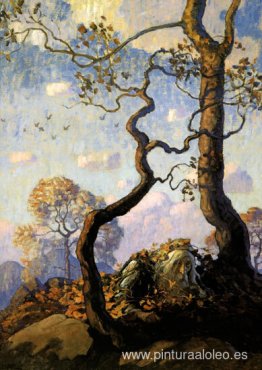 Ilustración de Rip Van Winkle Ilustración de Rip Van Winkle