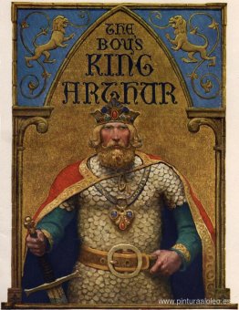 Página de título de El rey Arturo del niño Página de título de El rey Arturo del niño