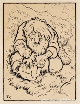 Troll Som Vasker Ungen Sin Troll Som Vasker Ungen Sin