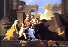 Sagrada Familia en las escaleras Sagrada Familia en las escaleras