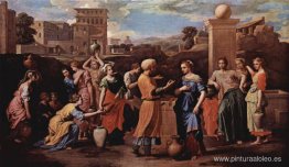 Eliezer y Rebeca en el pozo Eliezer y Rebeca en el pozo