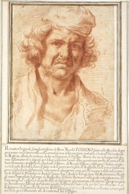 Autorretrato de Nicolas Poussin de 1630, mientras se recupera de Autorretrato de Nicolas Poussin de 1630, mientras se recupera de
