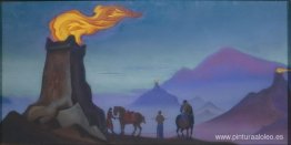 Fuegos de victoria (luces centinela en las torres de Gobi) Fuegos de victoria (luces centinela en las torres de Gobi)