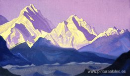 Himalaya. Atardecer. Himalaya. Atardecer.