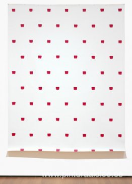 Impresiones de un pincel nº 50 repetidas a intervalos regulares Impresiones de un pincel nº 50 repetidas a intervalos regulares