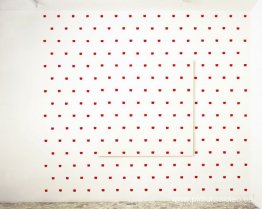 Impresiones de un pincel nº 50 repetidas a intervalos regulares Impresiones de un pincel nº 50 repetidas a intervalos regulares