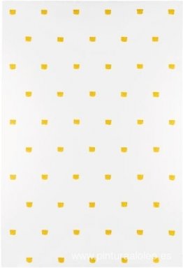 Impresiones de un pincel nº 50 repetidas a intervalos regulares Impresiones de un pincel nº 50 repetidas a intervalos regulares