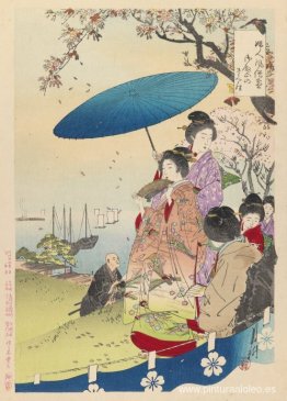Geisha en primavera Geisha en primavera