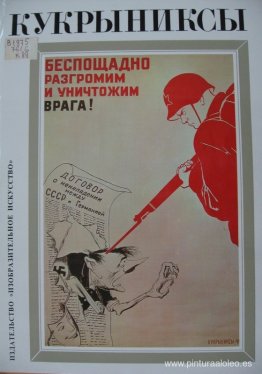 ¡Borrad el fascismo de la faz de la Tierra! (Portada del 'Moscow ¡Borrad el fascismo de la faz de la Tierra! (Portada del 'Moscow