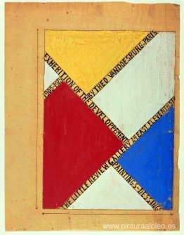 Diseño de cartel para exposición en The Little Review Gallery, N Diseño de cartel para exposición en The Little Review Gallery, N