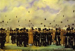 El gran duque Mikhail Pavlovich visita el campamento del regimie El gran duque Mikhail Pavlovich visita el campamento del regimie