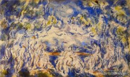 Bañistas. Monte Sainte-Victoire al fondo Bañistas. Monte Sainte-Victoire al fondo