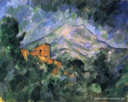 Montaña Sainte-Victoire y el Castillo Negro Montaña Sainte-Victoire y el Castillo Negro