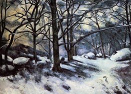 Nieve derritiéndose. Fontainbleau Nieve derritiéndose. Fontainbleau