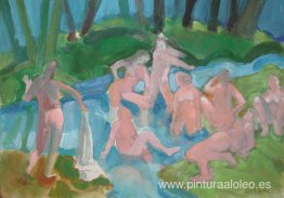 Bañistas después de Cézanne II Bañistas después de Cézanne II