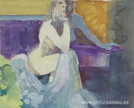 El modelo con mirada pensativa El modelo con mirada pensativa