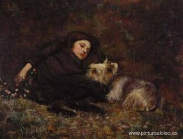 Hora de la siesta (también conocida como Niña con Terrier) Hora de la siesta (también conocida como Niña con Terrier)