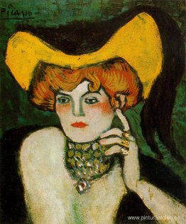 Mujer con collar de gemas Mujer con collar de gemas