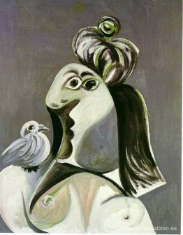 mujer con pájaro mujer con pájaro