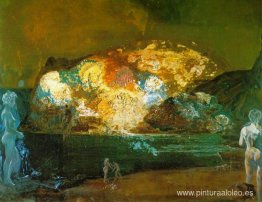 Figuras desnudas en el Cabo de Creus Figuras desnudas en el Cabo de Creus