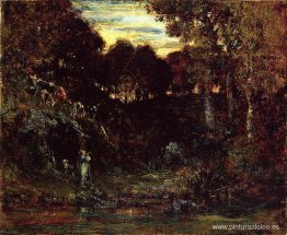 Vacas que regresan de la ladera de la montaña Vacas que regresan de la ladera de la montaña