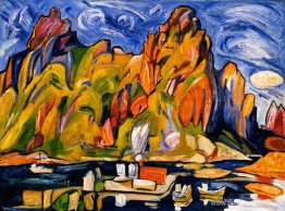 Puerto bajo el sol de medianoche Puerto bajo el sol de medianoche