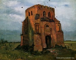 Cementerio rural y antigua torre de la iglesia Cementerio rural y antigua torre de la iglesia