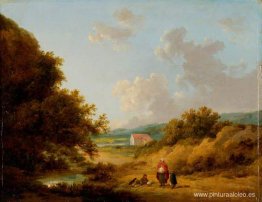 Paisaje con una familia gitana Paisaje con una familia gitana