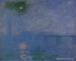 Puente de Charing Cross, niebla sobre los temas Puente de Charing Cross, niebla sobre los temas