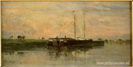 Las barcazas en Bezons Las barcazas en Bezons