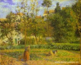 Huerto en el Hermitage cerca de Pontoise Huerto en el Hermitage cerca de Pontoise