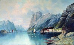 Fiordo en Noruega Fiordo en Noruega