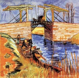 El puente Langlois en Arlés El puente Langlois en Arlés