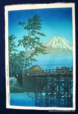 Monte Fuji a la luz de la luna, Kawai Bashi Monte Fuji a la luz de la luna, Kawai Bashi