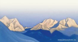 Himalaya. Picos rosados. Himalaya. Picos rosados.