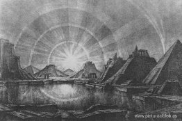 paisaje con lago paisaje con lago