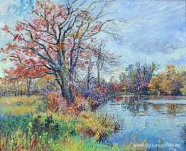 estanque de otoño estanque de otoño