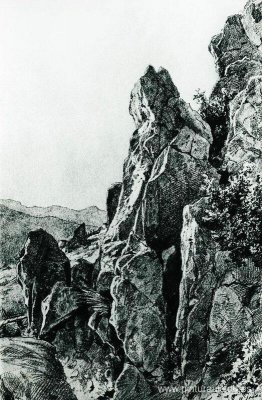 Gurzuf. rocas Gurzuf. rocas