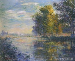 Junto al río Eure en otoño Junto al río Eure en otoño