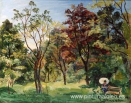 En el jardín. Día soleado. En el jardín. Día soleado.