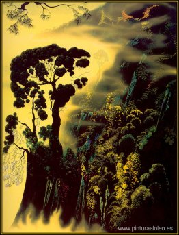 silueta del atardecer silueta del atardecer